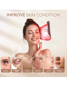 Máscara de Terapia de Luz Roja BNU LED 105 Perlas 7 Modos 2