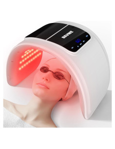 Máscara de Terapia de Luz Roja LED 7 Colores - Cuidado Facial
