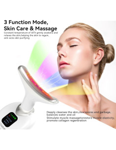 Masajeador Facial MIUTARMINI 7 Colores Terapia Luz Roja 2