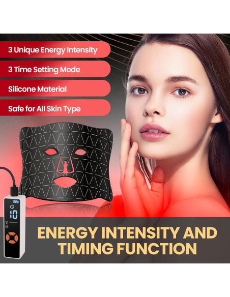 Máscara LED Lovsheme para Rejuvenecimiento Facial 320 LEDs Máscara LED Lovsheme para Rejuvenecimiento Facial 320 LEDs