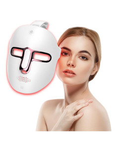 Máscara Facial LED Terapia 7 Colores Cycluminor 21.8x7.9cm