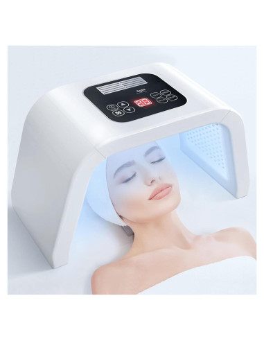 Máscara LED 7 en 1 para Cuidado Facial - JY-A025 Blanca