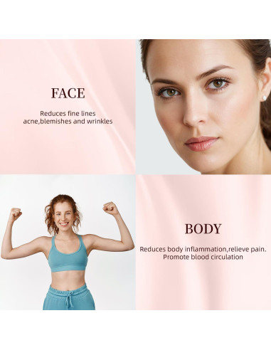 Máquina de Terapia de Luz LED MOLAMOYA 8 en 1 para Cara y Cuerpo