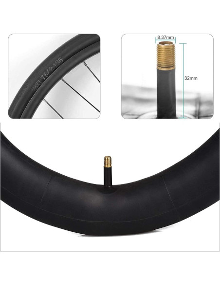 Cámara de Bicicleta Vitog 26" x 1.75-2.125 32mm Schrader