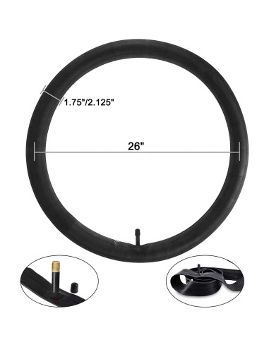 Cámara de Bicicleta Vitog 26" x 1.75-2.125 32mm Schrader