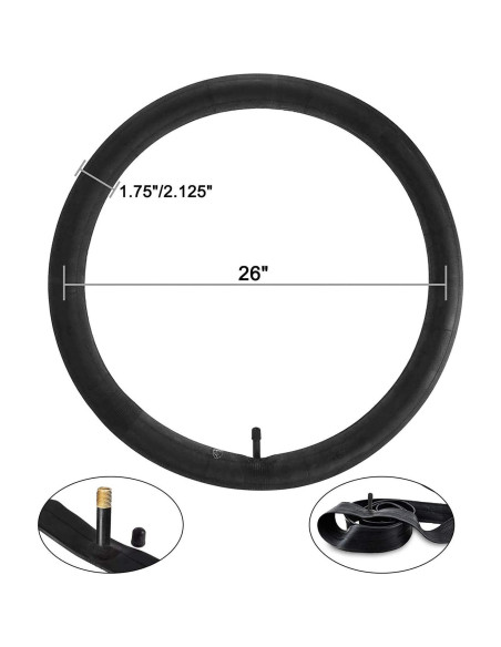 Cámara de Bicicleta Vitog 26" x 1.75-2.125 32mm Schrader