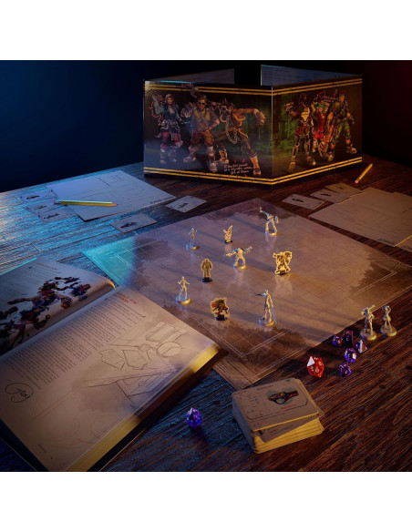Bunkers & Badasses RPG: Edición de lujo con miniaturas