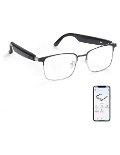 Gafas Inteligentes AI GS06-AI Plata con Traducción y Bluetooth