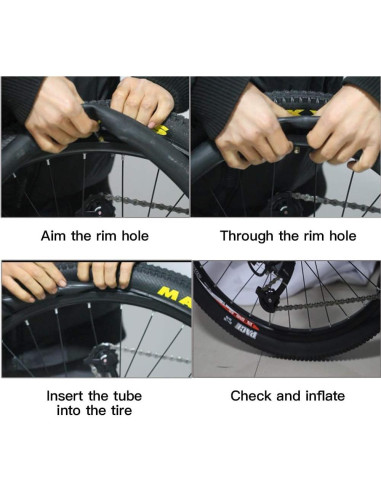 Cámara de Bicicleta Vitog 26" x 1.75-2.125 32mm Schrader