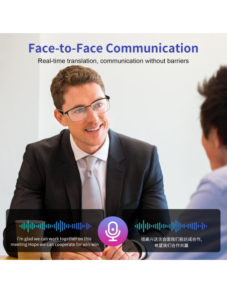 Gafas Inteligentes AI GS06-AI Plata con Traducción y Bluetooth Gafas Inteligentes AI GS06-AI Plata con Traducción y Bluetooth