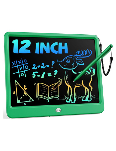 Bravokids Tableta de Escritura LCD 30.5 cm Verde para Niños