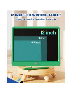 Bravokids Tableta de Escritura LCD 30.5 cm Verde para Niños 2
