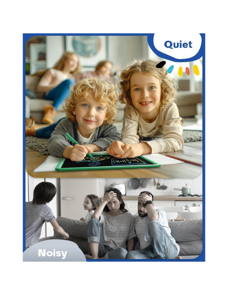 Bravokids Tableta de Escritura LCD 30.5 cm Verde para Niños