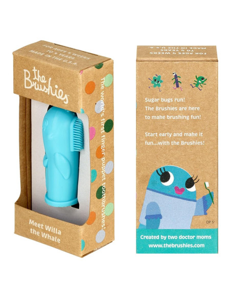 Cepillo de Dientes Willa La Ballena para Niños 0-4 Años
