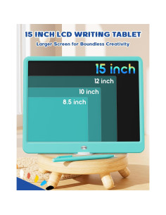 Bravokids Tableta de Escritura LCD 15 cm Azul para Niños 2
