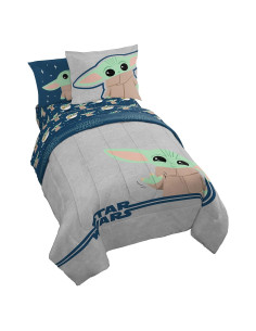 Juego de Cama Twin Jay Franco Star Wars Mandalorian 5 Piezas