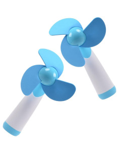 Ventilador de Mano Mini Ogrmar Azul - 2 Piezas Portátil 2