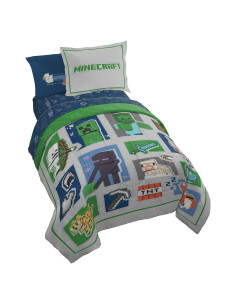 Juego de Cama Completo Jay Franco Minecraft 7 Piezas