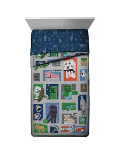 Juego de Cama Completo Jay Franco Minecraft 7 Piezas 2