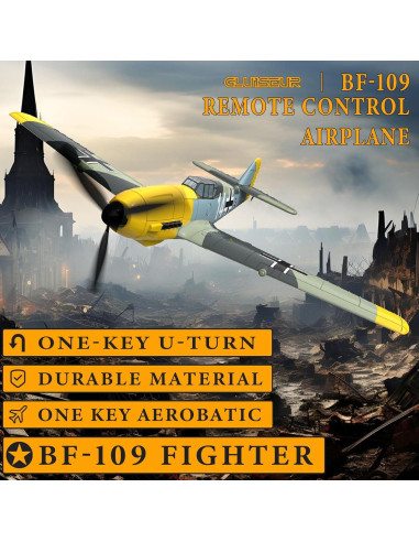 Avión RC GLUISEUR BF-109 Listo para Volar para Principiantes