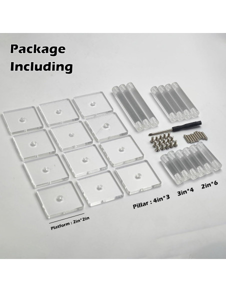 Elevadores de Combate AAiphuwew para Miniaturas Voladoras 6pcs