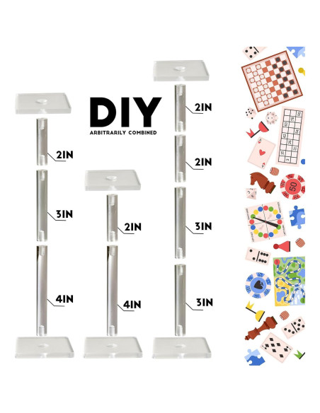 Elevadores de Combate AAiphuwew para Miniaturas Voladoras 6pcs