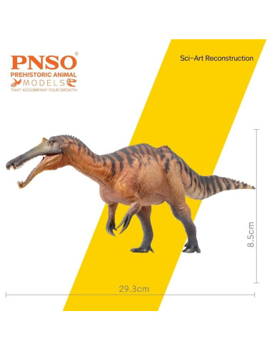 Modelo Dinosaurio PNSO 66 Chongzuo El Sinopliosaurus 24.99cm
