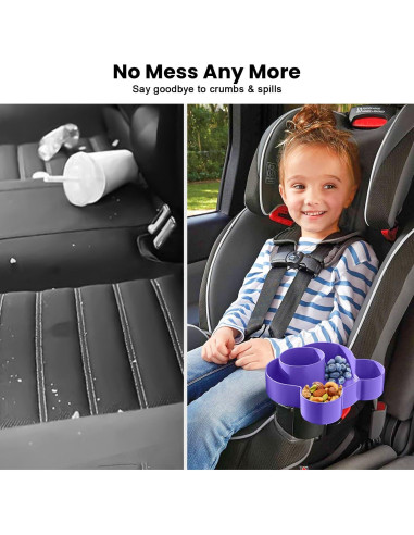 Bandeja para Asiento de Auto BlueOrigin - Morado, 360
