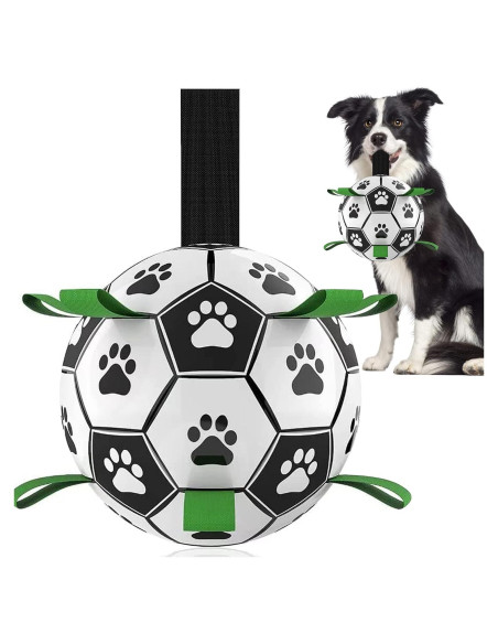 Balón de Fútbol QDAN para Perros Mediano 20 cm Interactivo