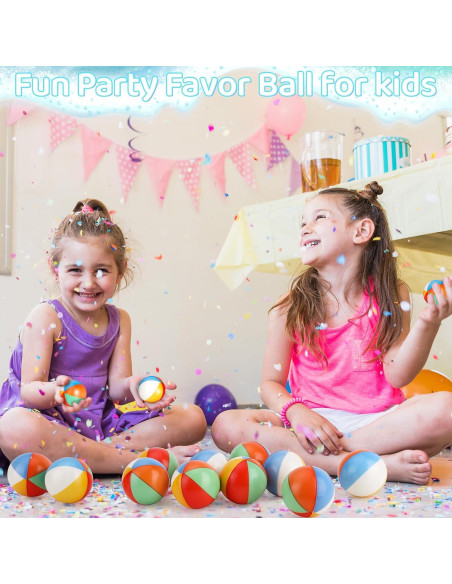 96 Pelotas de Estrés de Playa Oleitodh 5 cm Arcoíris