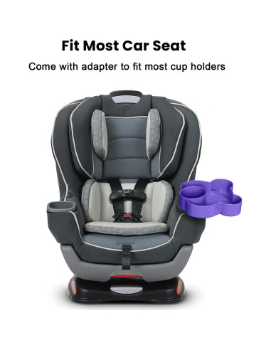 Bandeja para Asiento de Auto BlueOrigin - Morado, 360