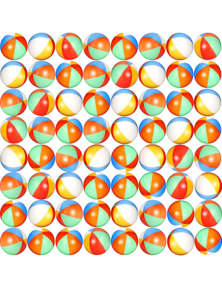 96 Pelotas de Estrés de Playa Oleitodh 5 cm Arcoíris