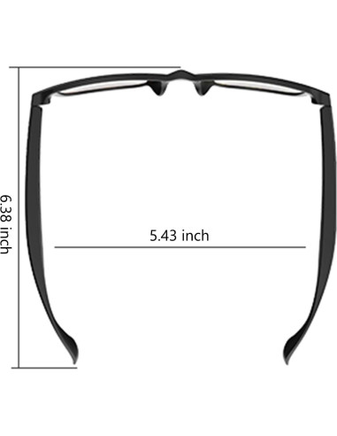 Gafas de Sol Bluetooth Comforniture con Altavoces Mini Negro