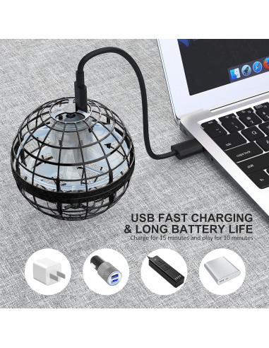 Bola Voladora Orbital AMERFIST TSM006-B Negro 3x3cm