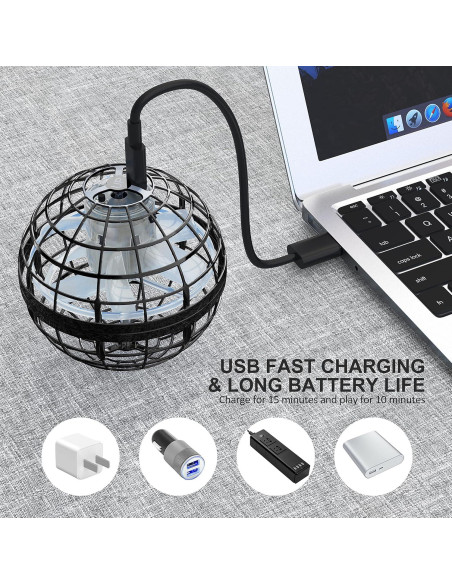 Bola Voladora Orbital AMERFIST TSM006-B Negro 3x3cm