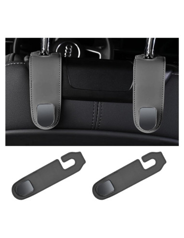 2 Ganchos para Reposacabezas Bittwee - Organizador de Auto Negro