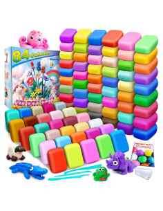 Arcilla Secada al Aire ESSENSON 84 Colores para Niños