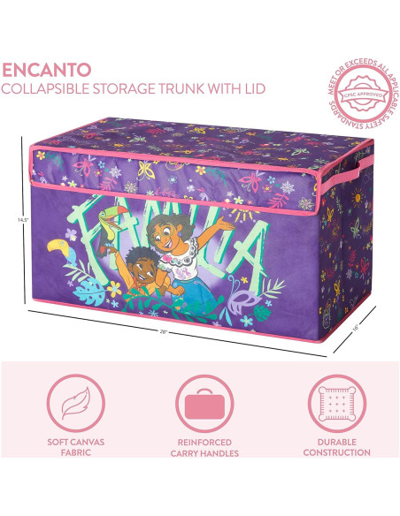 Cofre de Almacenamiento Plegable Idea Nuova Encanto 76 cm Cofre de Almacenamiento Plegable Idea Nuova Encanto 76 cm