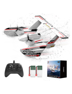 Aeronave RC Trifibiana DEERC Z62 2.4GHz para Agua y Tierra