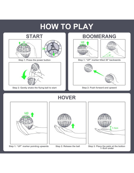 Bola Voladora Mágica XINHOME Azul Mini Drone Control Remoto