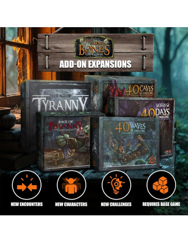 Expansión Demasiados Huesos Chip Theory 40 Cuevas RPG