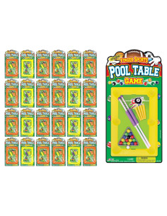 Juego de Mesa de Billar Mini JA-RU 30 cm Portátil