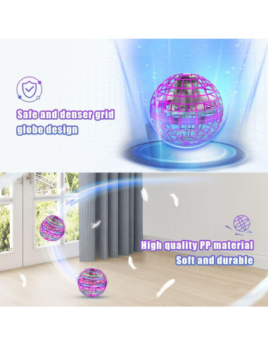 Bola Voladora XINHOME TSM006 Rosa Control Remoto USB
