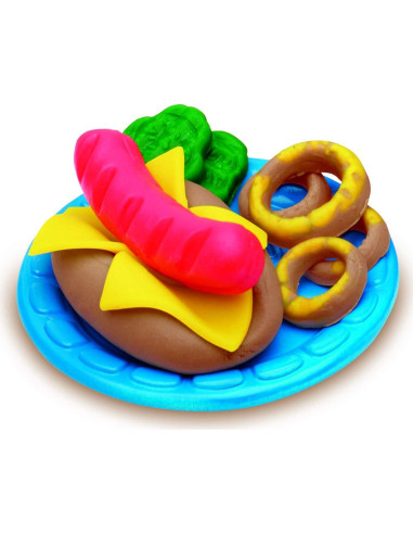 Juego de Barbacoa Play-Doh Hasbro 5 colores y accesorios