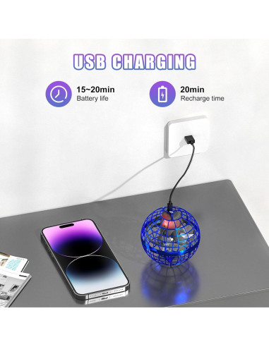 Bola Voladora XINHOME TSM006-B Juguete Controlado a Mano