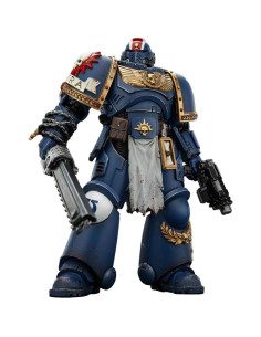 Figura de Acción JOYTOY Warhammer 40K Teniente Ultramarines 18.5cm 2