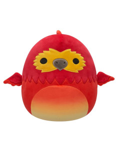 Peluche Squishmallows Fawkes Harry Potter 25,4 cm Rojo