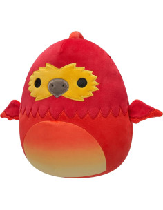 Peluche Squishmallows Fawkes Harry Potter 25,4 cm Rojo 2