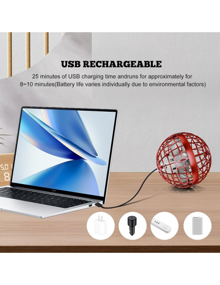 Bola Voladora MLCLL TSM-006 Rojo Control Remoto