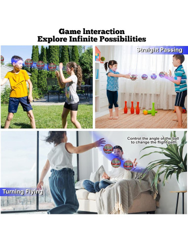 Bola Voladora MLCLL TSM-006 Rojo Control Remoto